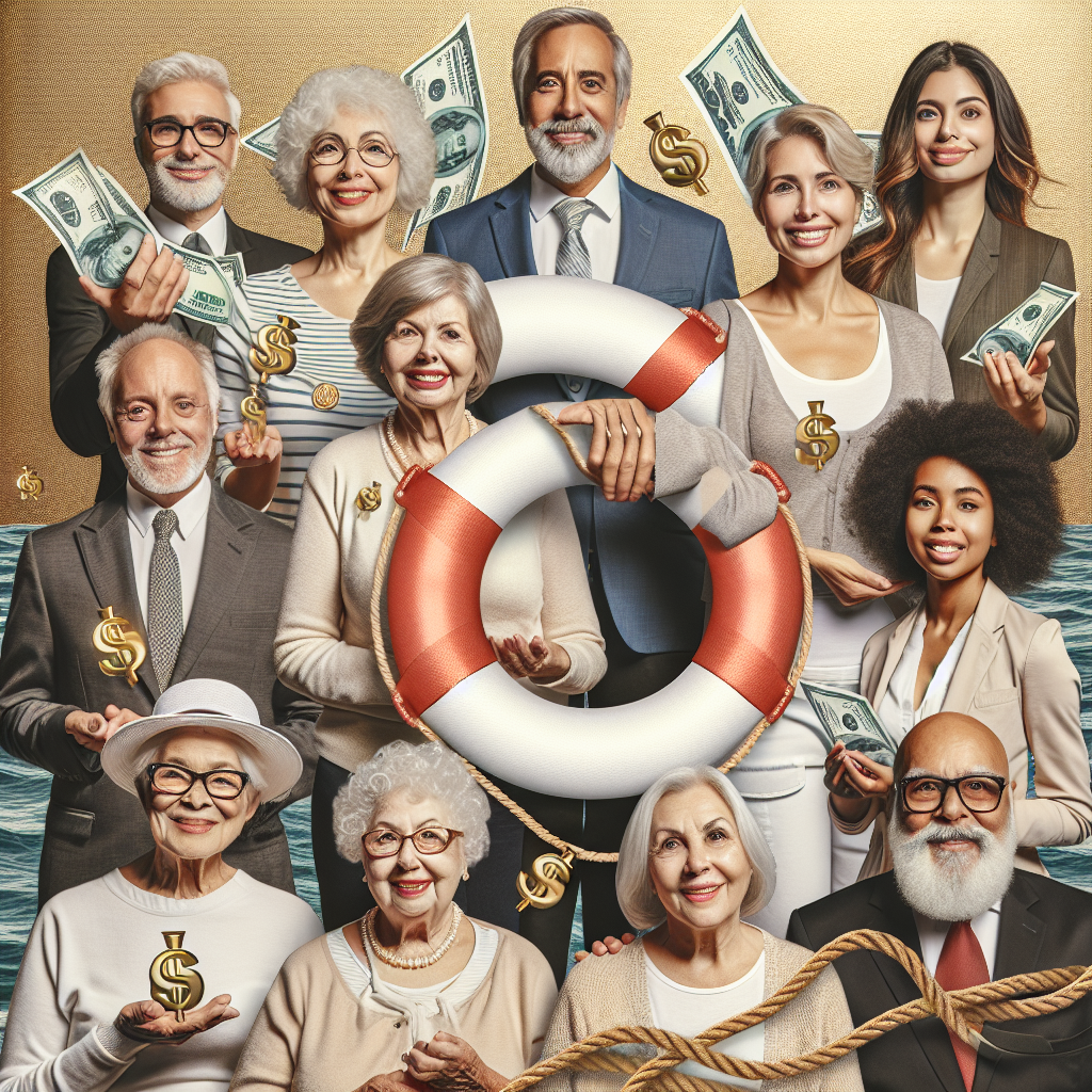 Senior citizens enjoying life